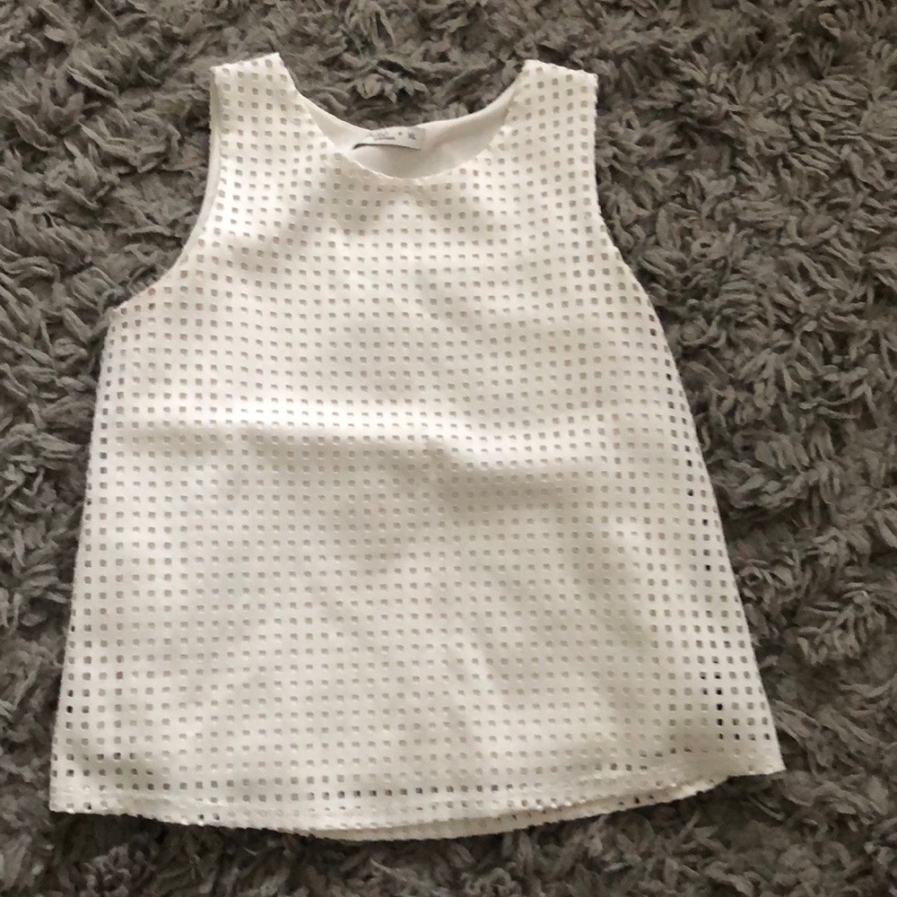 Pinc premium white tank top